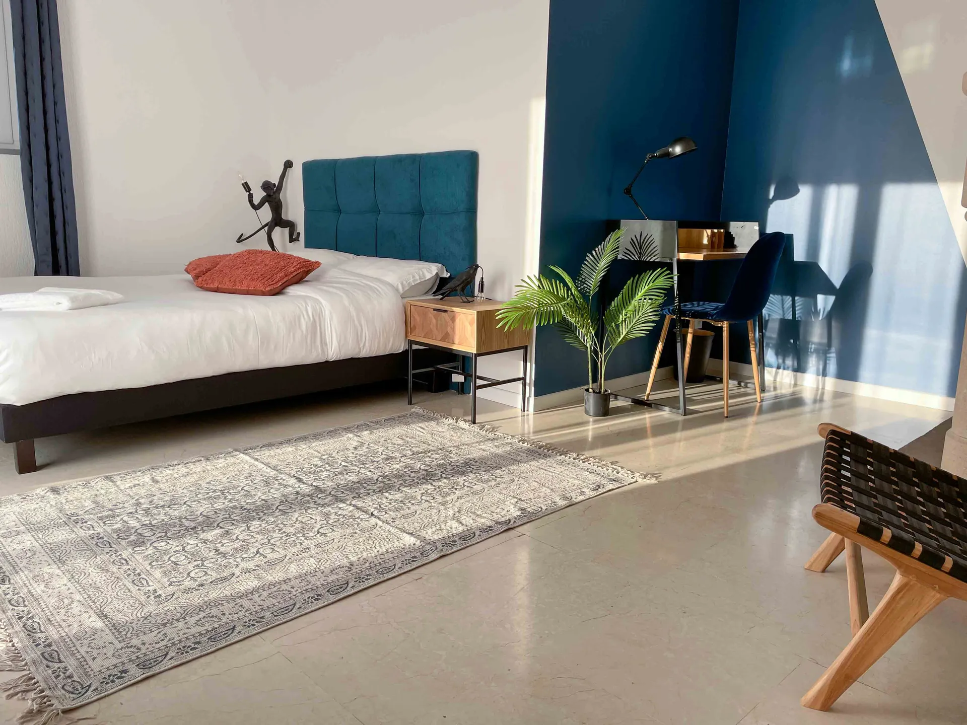 Chambre avec salle de bain partagée — chambre meublée à La Villa coliving Ville-la-Grand, Grand Genève